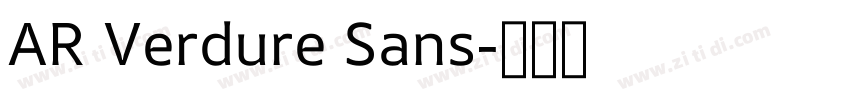AR Verdure Sans字体转换